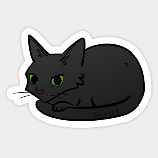 Baby Black Cat Sticker